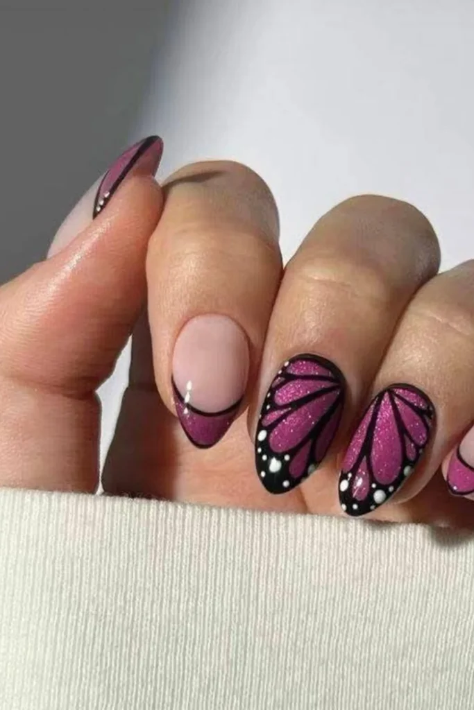 Butterfly Wing Nails