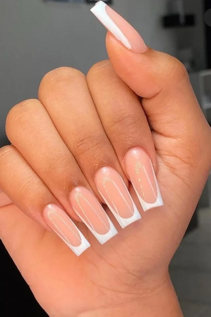 Delicate Pink French Nails