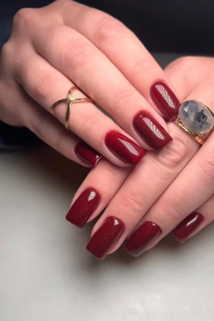 Bold Red Nails
