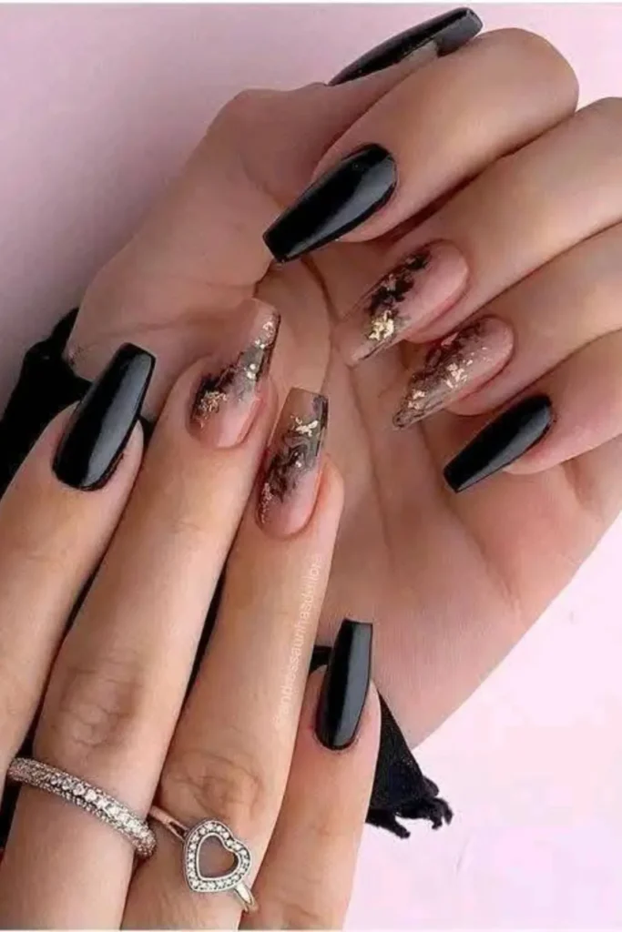 Glamorous Metallic Nails