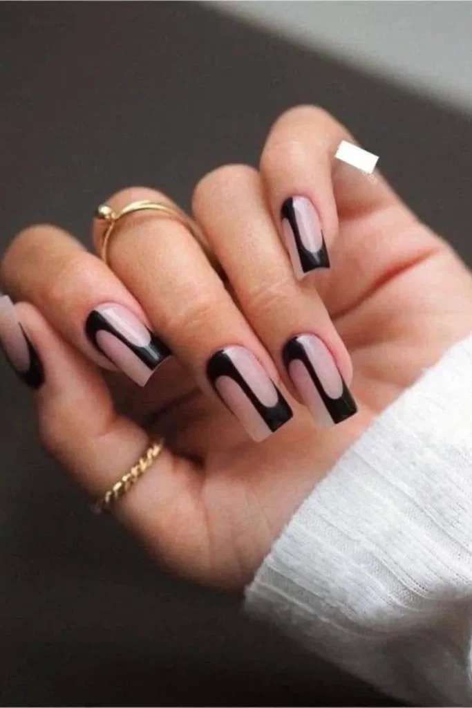 Bold Monochrome Nails