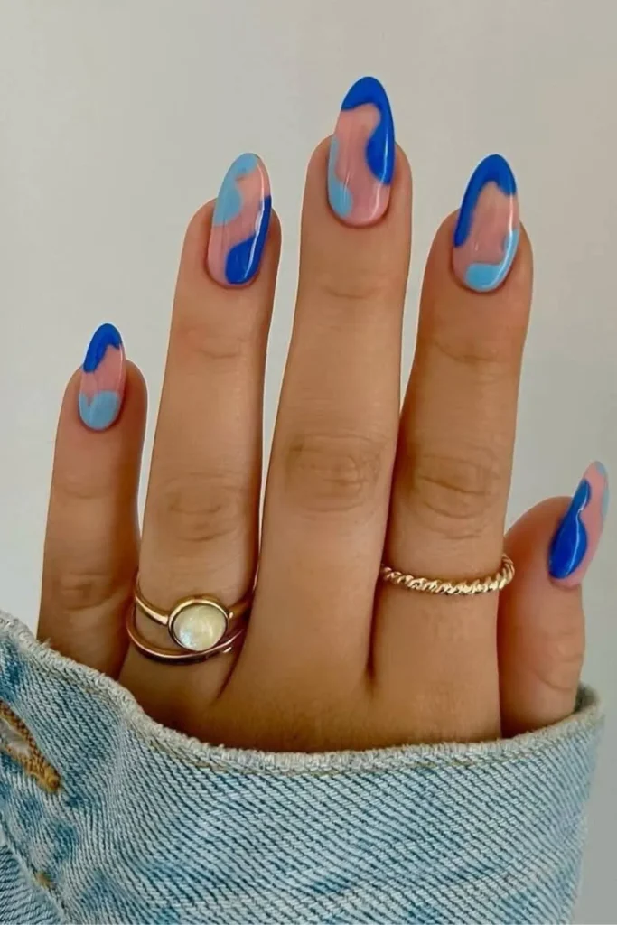 Dynamic Color Blocks Nails