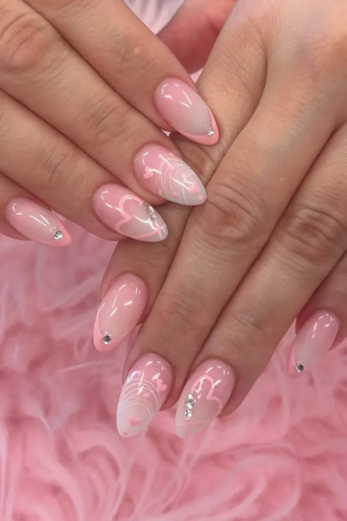 Sweet Pink and White