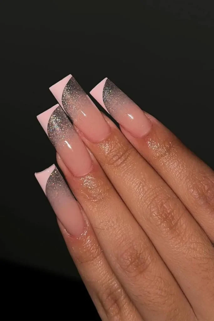 Twisted Ombre Nails