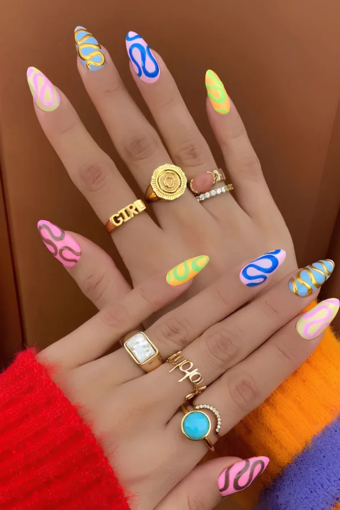 Vibrant Swirls