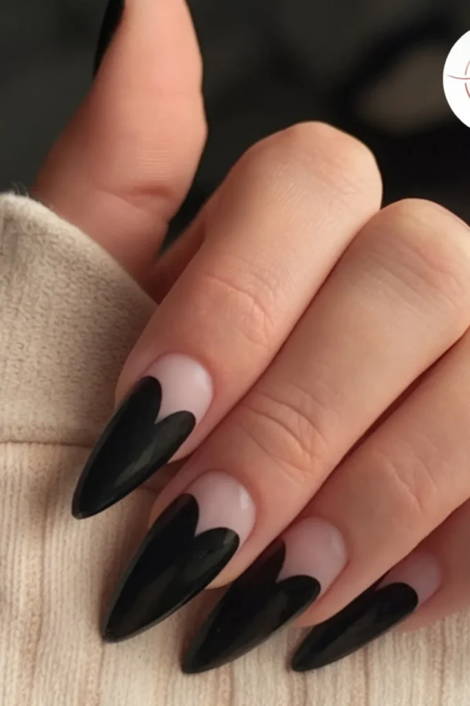 Heart Cutout Nails