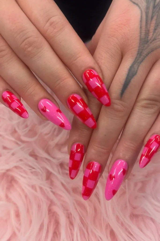 Checkered Nails