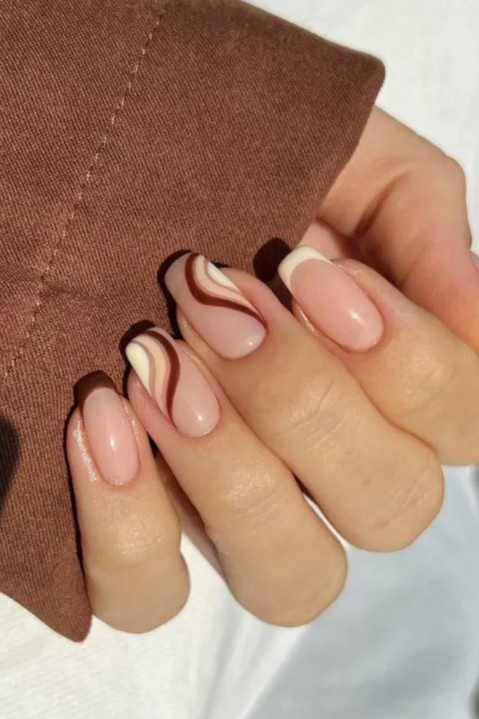 Wavy Pastel Nails