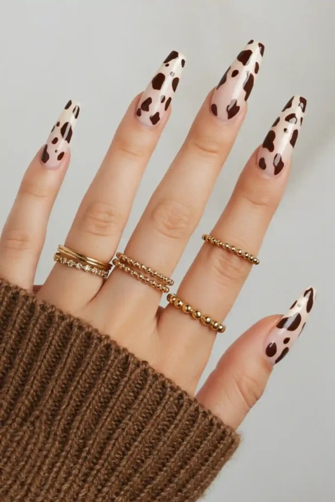 Brown Cow Print Mix