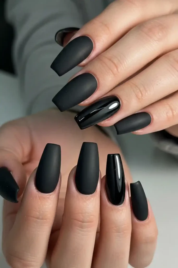 Edgy Matte Black