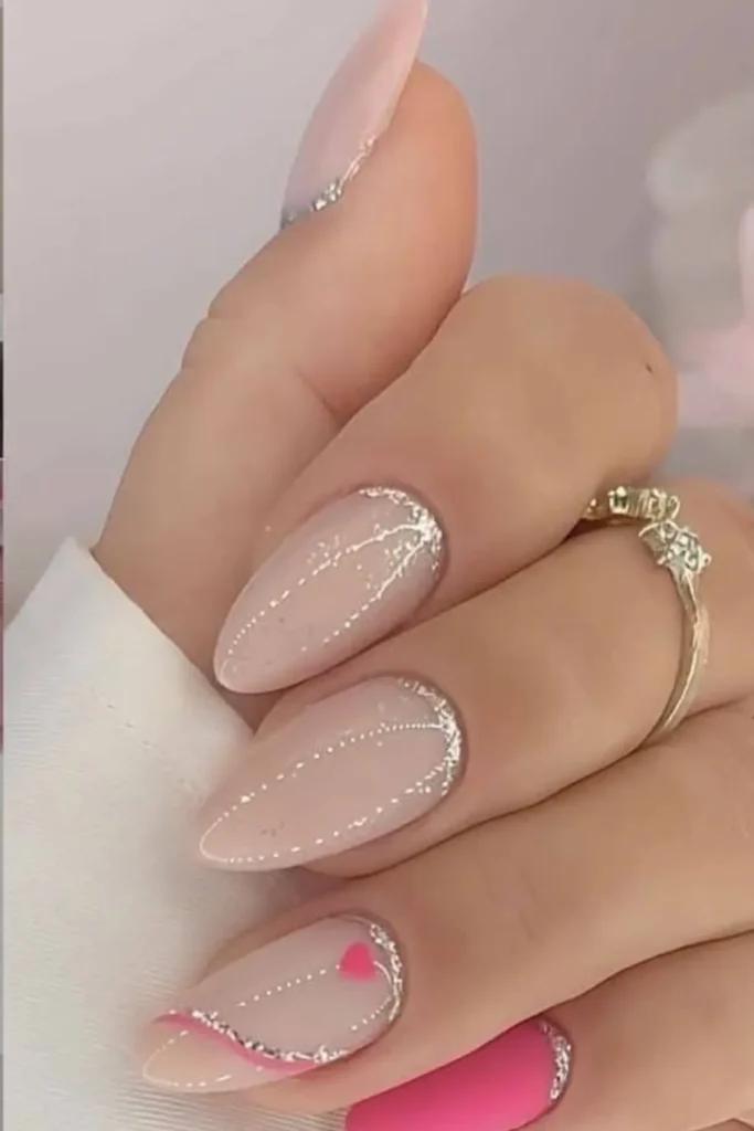 Delicate Love Nails