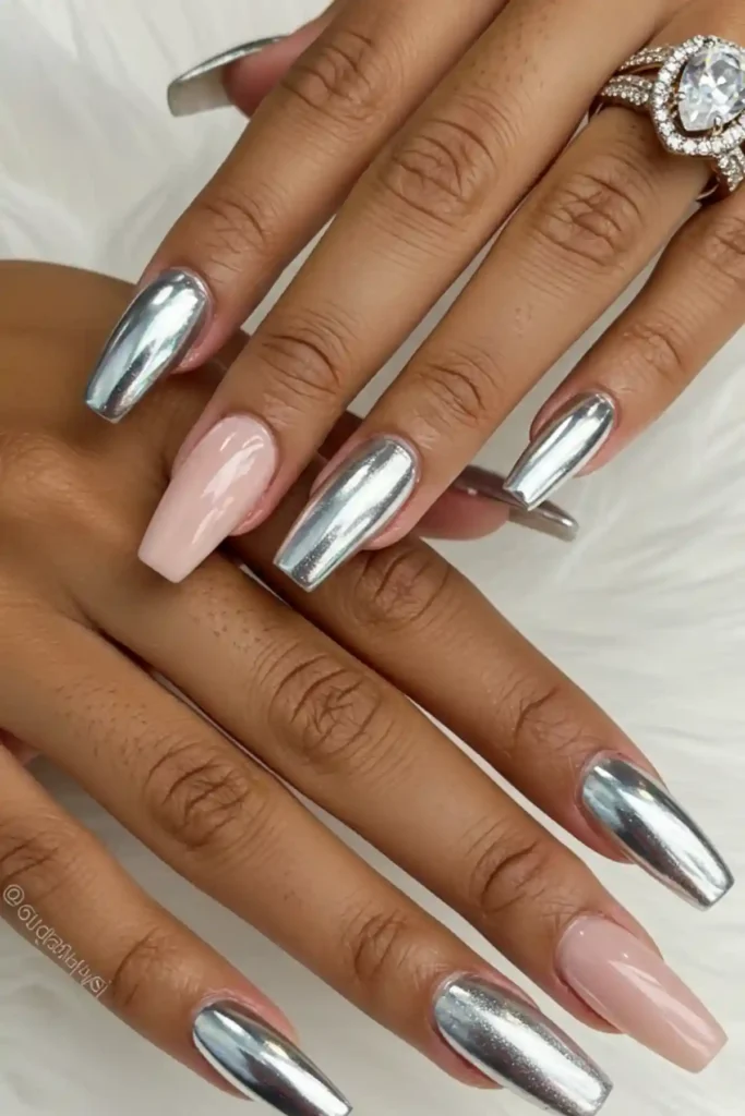 Futuristic Chrome Glow