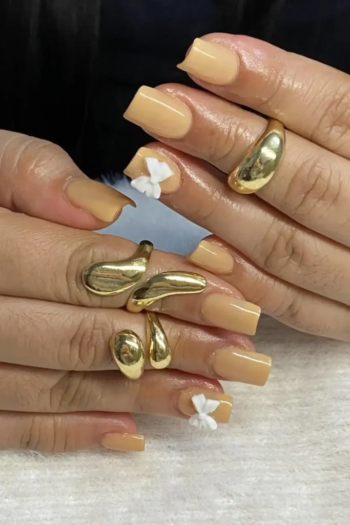 Subtle Nude Nails