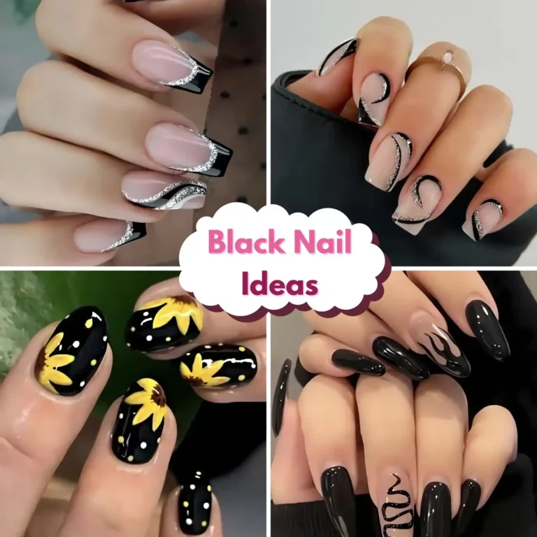 Gorgeous Black Nail Ideas