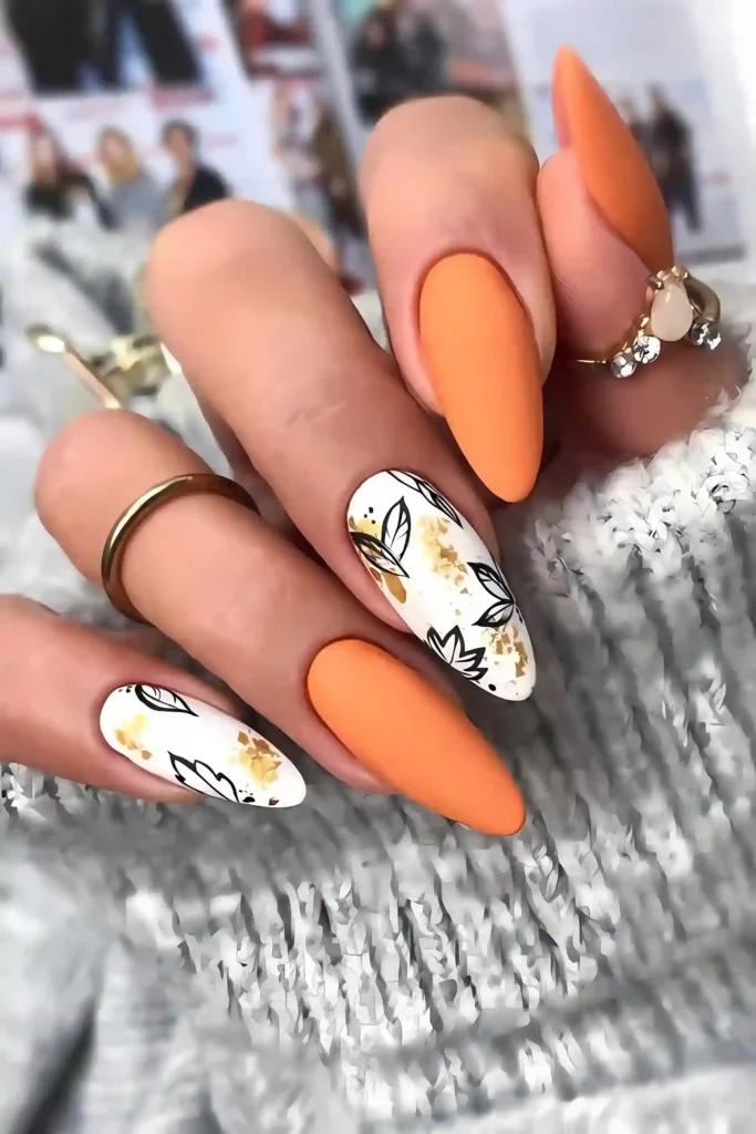 Harvest Theme Nails