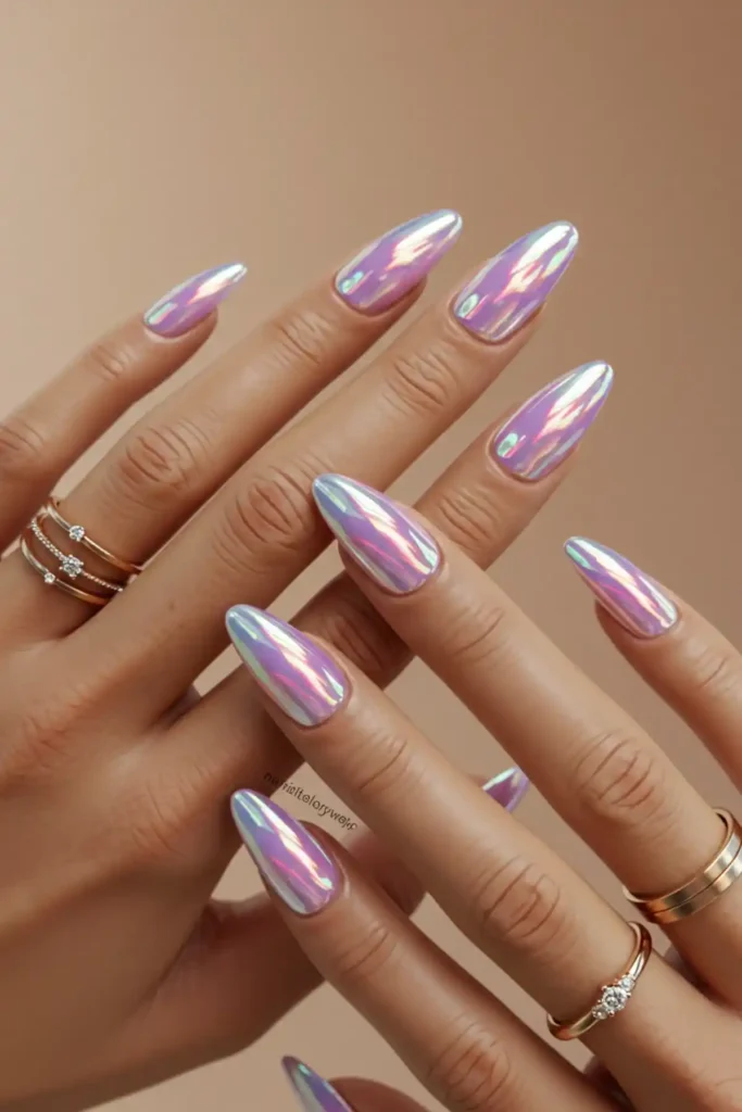 Iridescent Sheen Tips