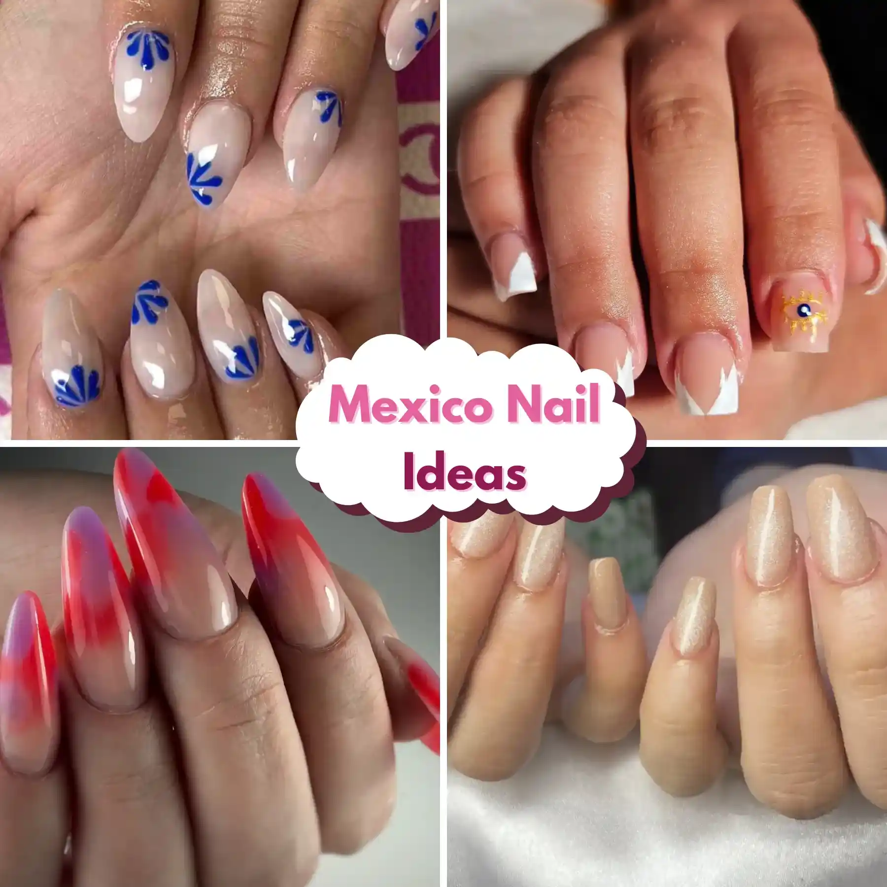 Mexcio Inspired Nail Ideas
