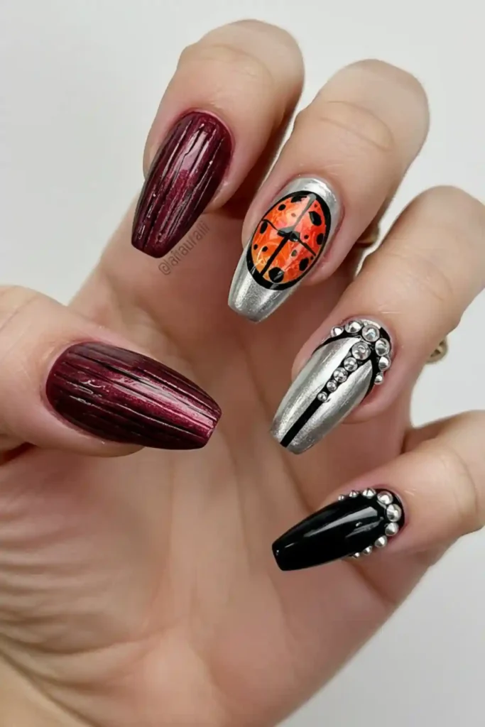 Mismatched Nails