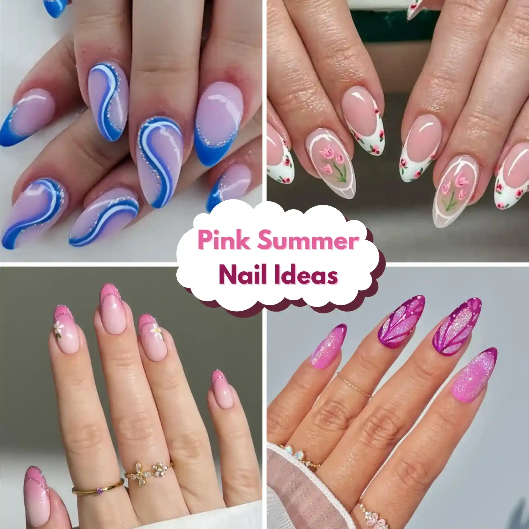 Pink Nail Ideas For Summer 2025