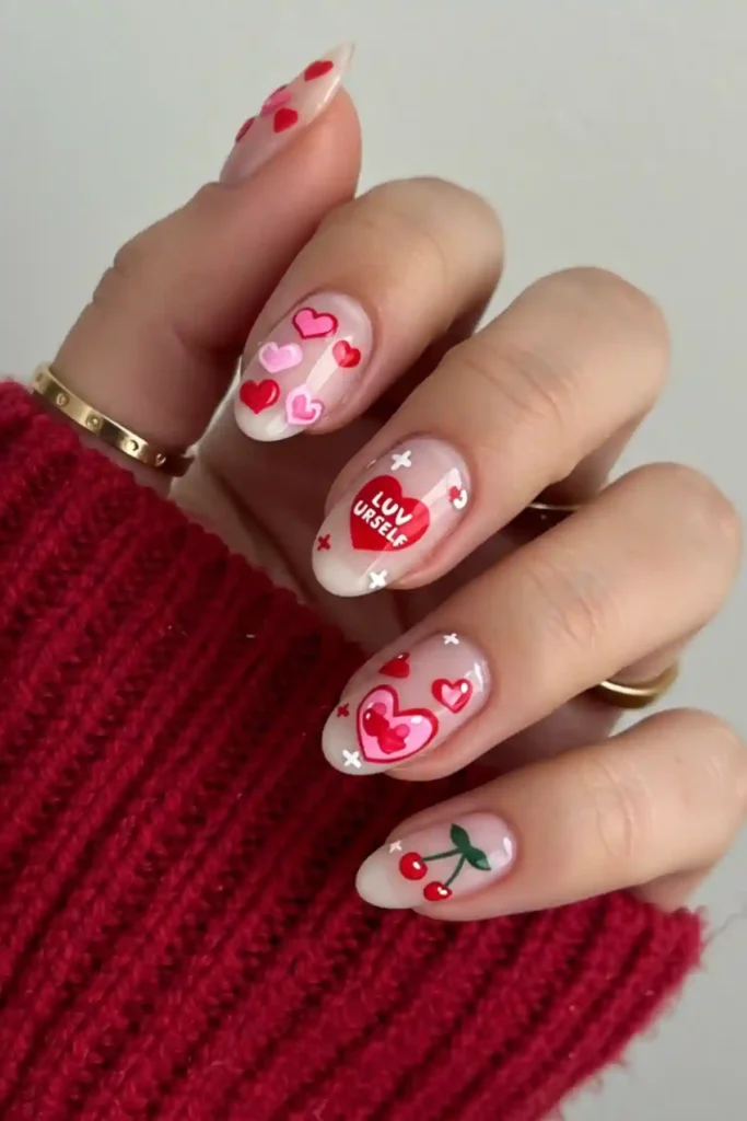 Pink Party Nails