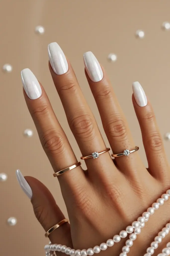 Shimmery Pearl Tips