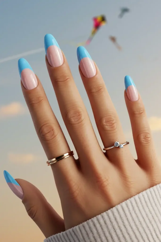 Sky Blue Tips