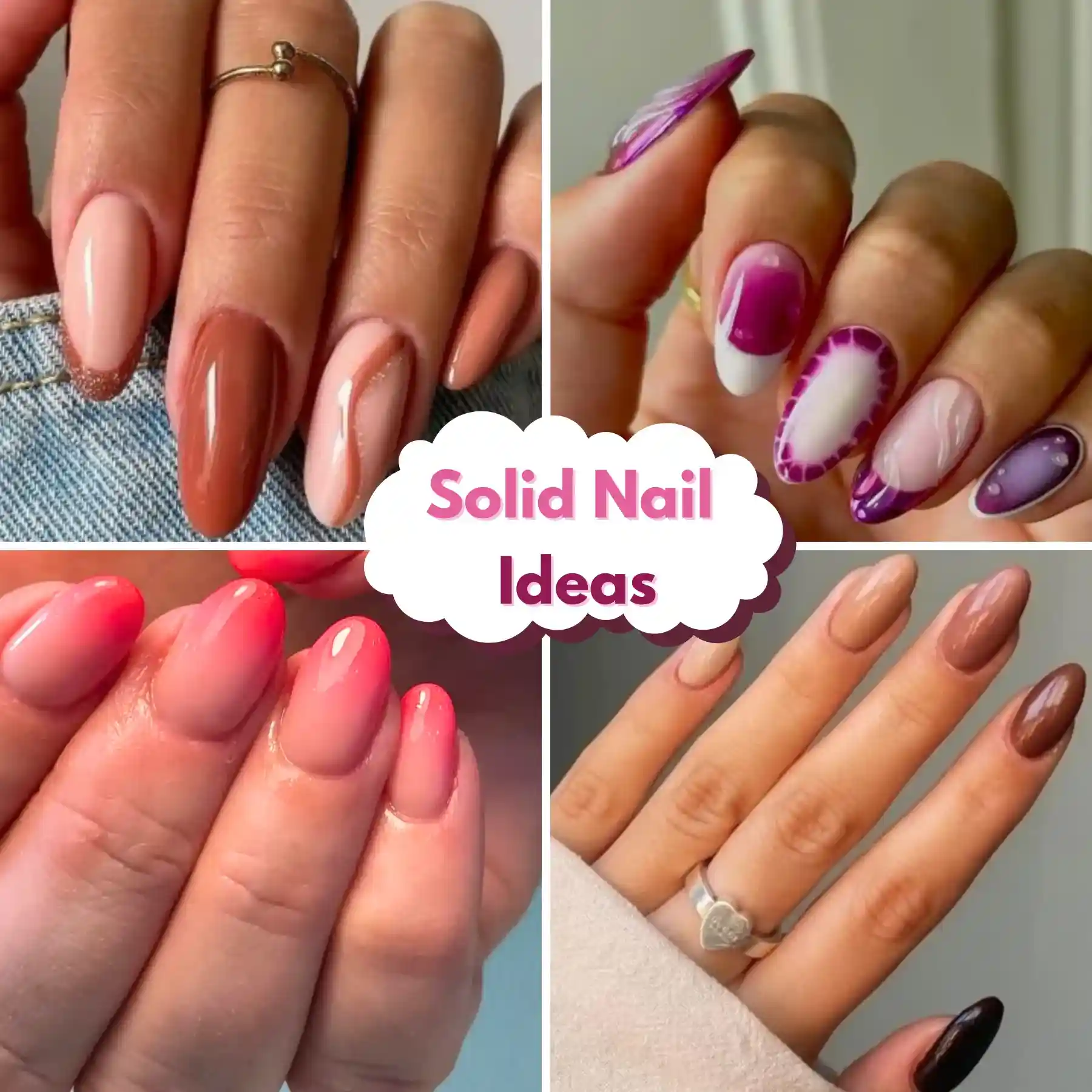 Solid Nail Ideas 2025