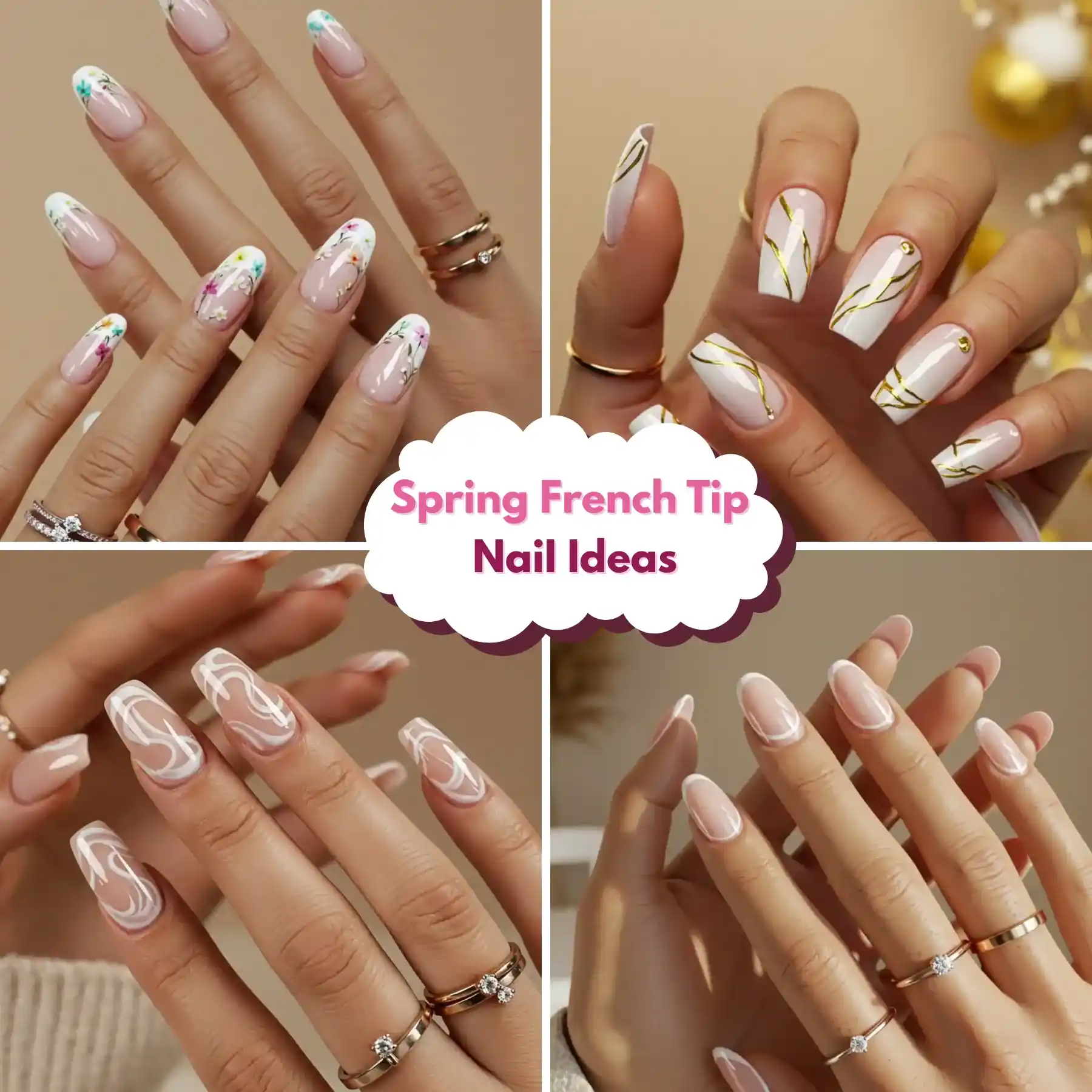 Spring French Tip Nail Ideas 2025