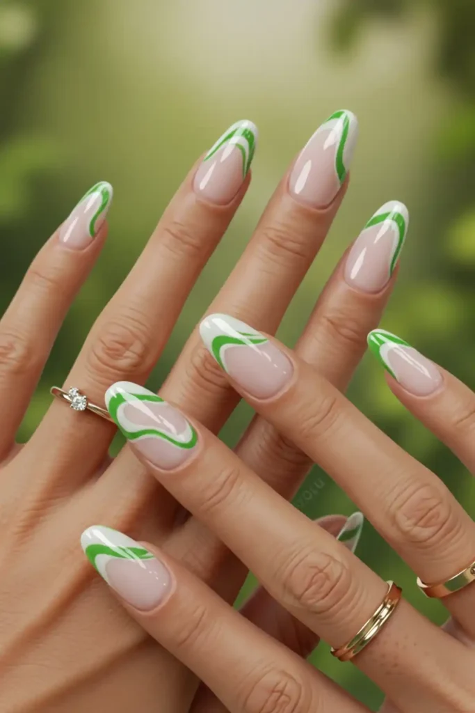 Spring Green Waves