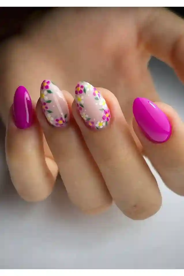 Elegant Blossom Flower nail