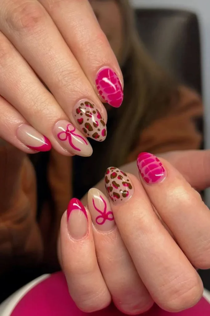 Leopard Print Nails