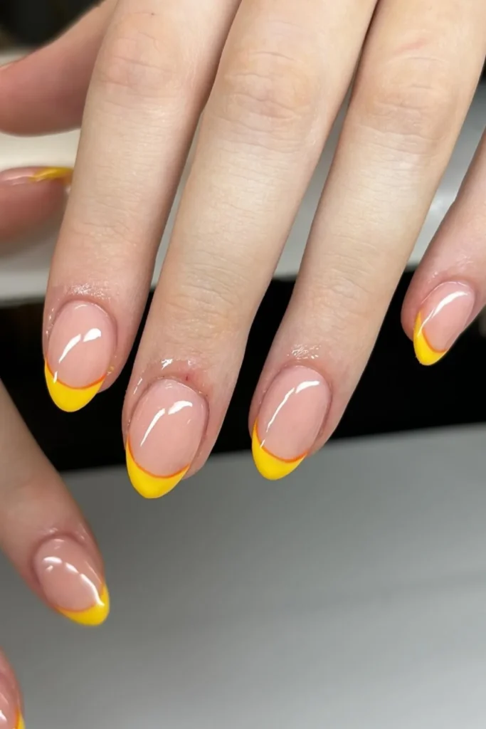 Almond Shape Yellow Tip