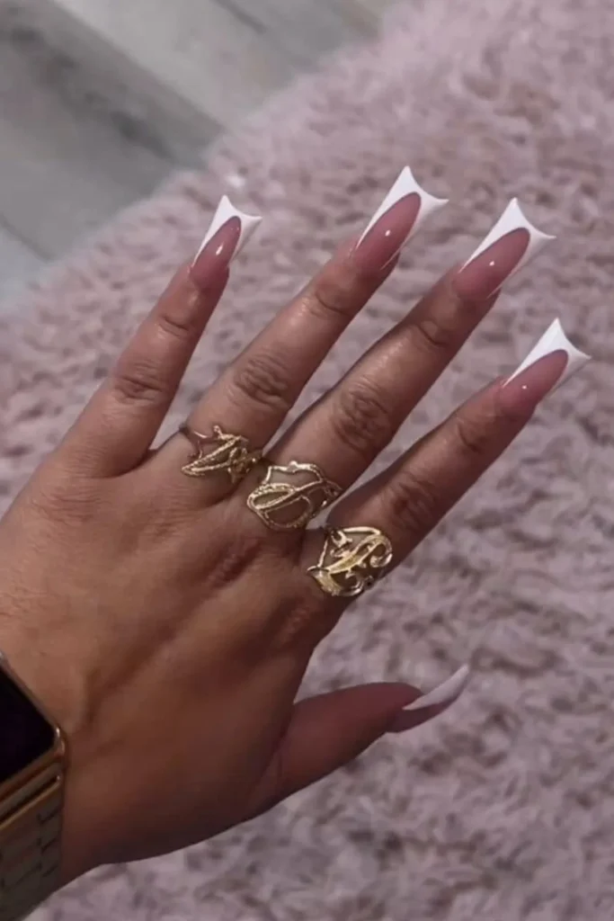 Soft Pink Ombre Nails