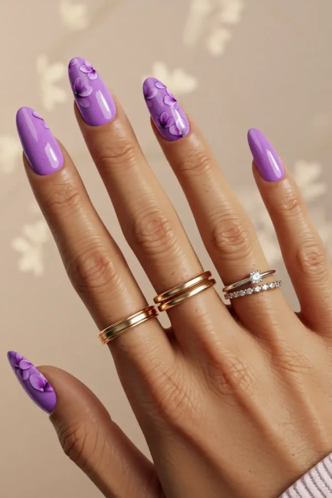Violet Petal Tips
