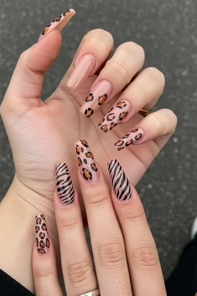 Animal Print Nails