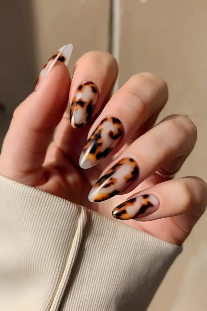 Bold Leopard Nails