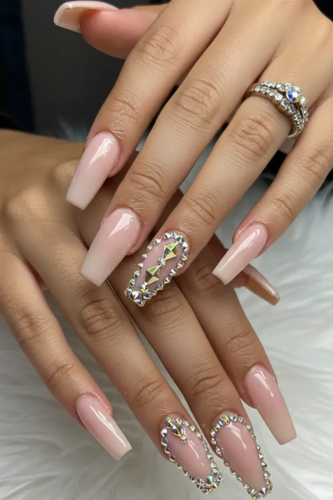 Coffin shaped Nails