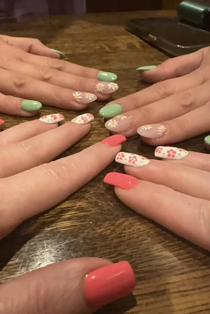Spring Garden Nails