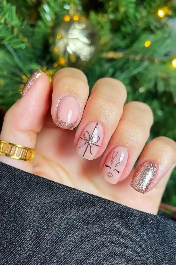 Holiday Sparkle Nails