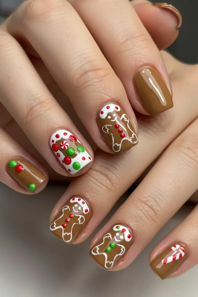 Gingerbread Man Nails