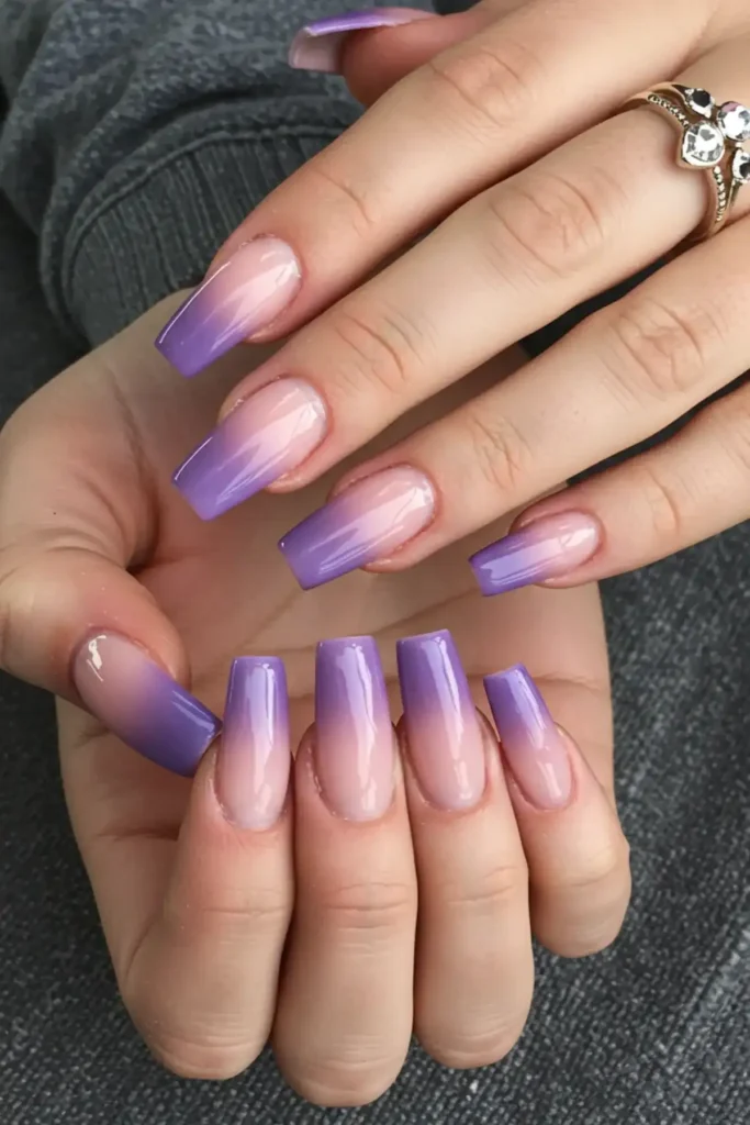 Ombre Long Nails