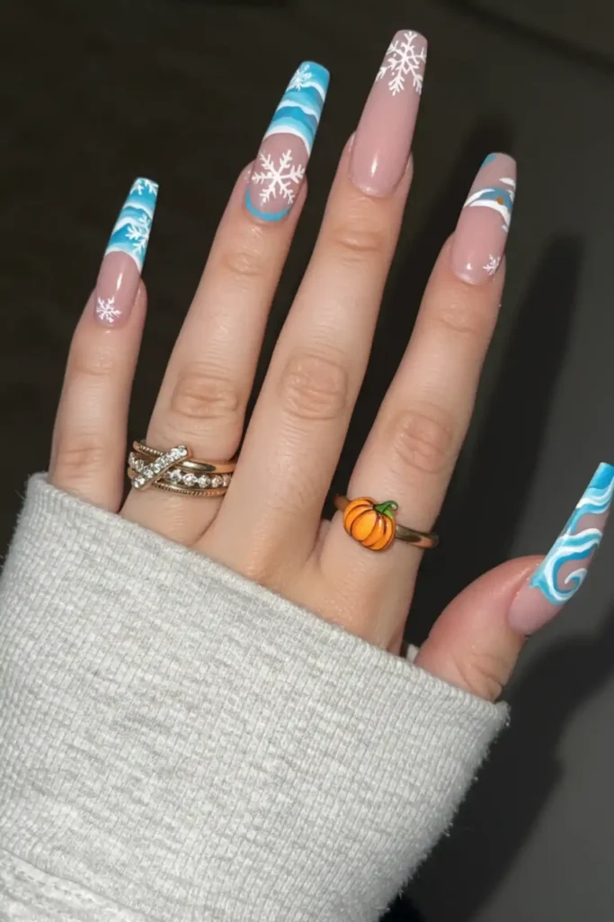 Seasonal Theme Long Nails