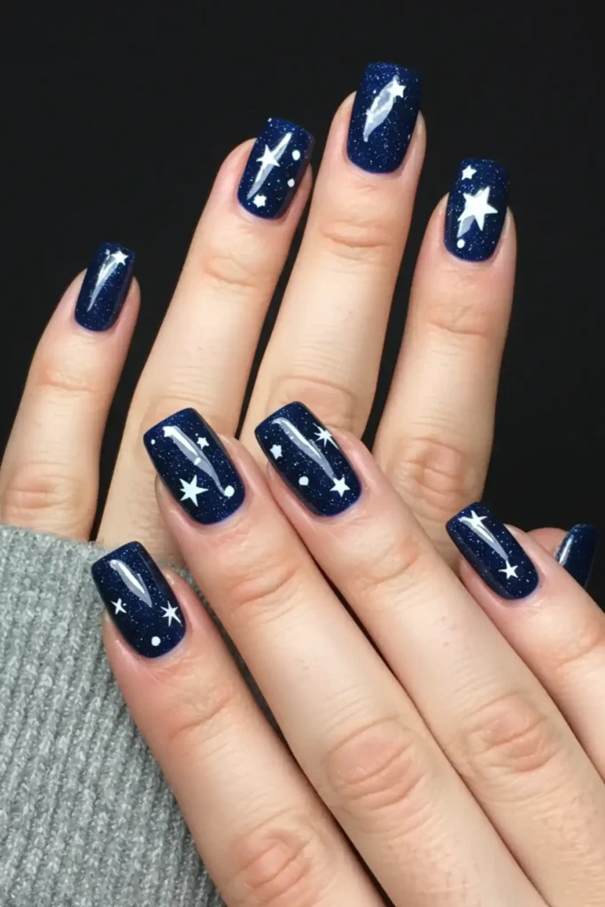 Starry Night Nails