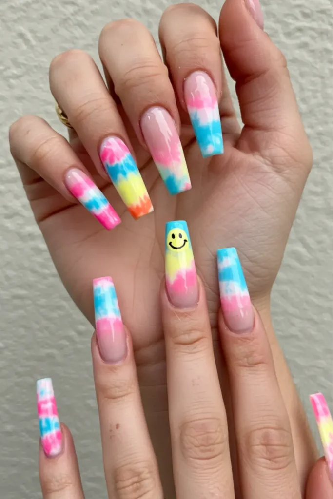 tie dye nails 11zon 11zon 2