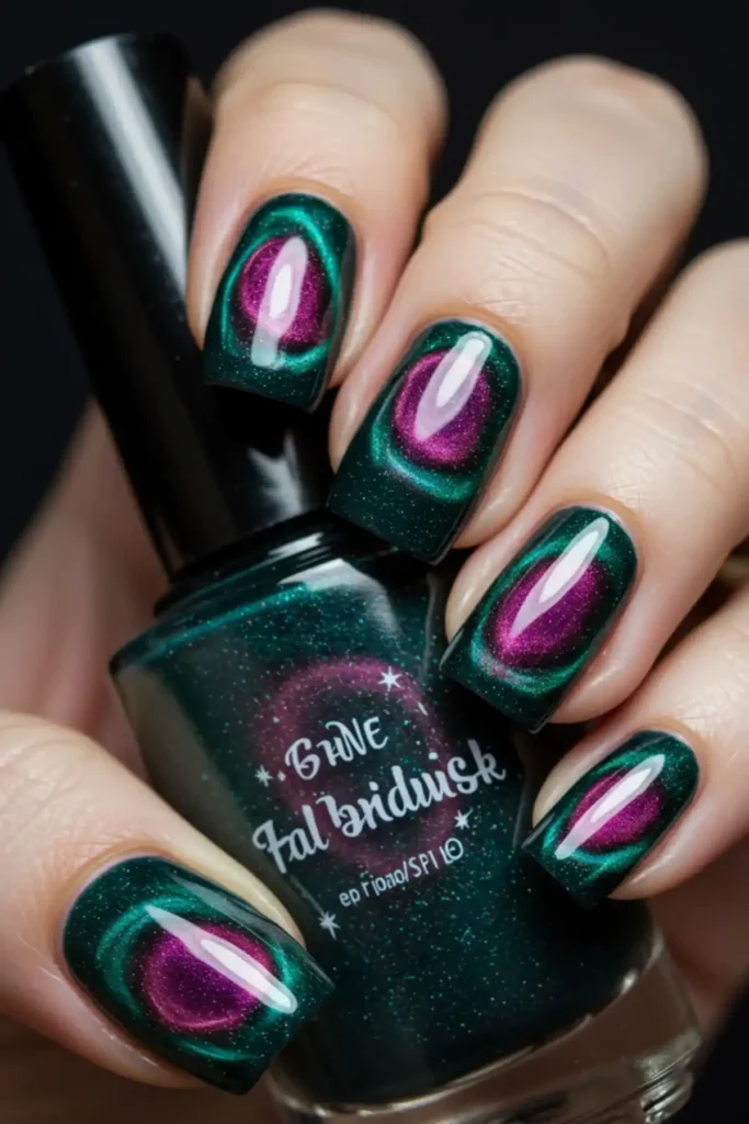 Velvet Cat-Eye Nails
