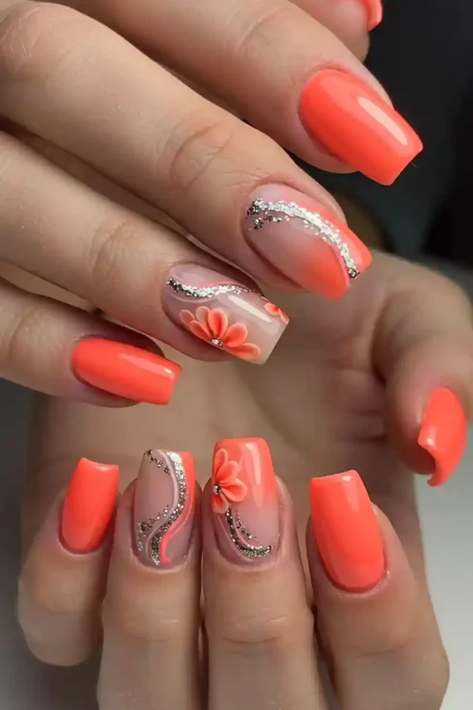 Coral Bloom Elegance
