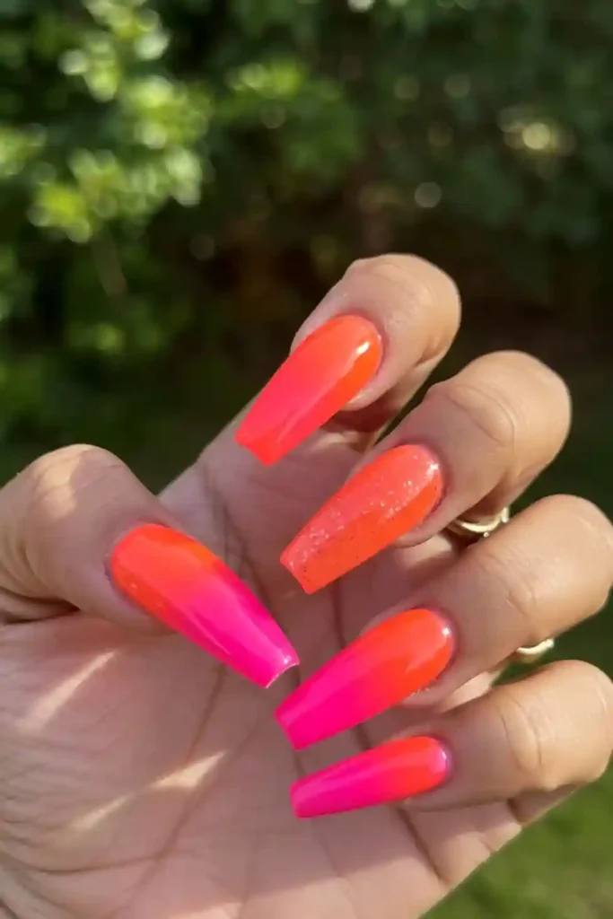 Electric Sunset Fade