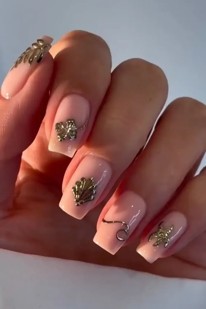 Golden Palm Charm