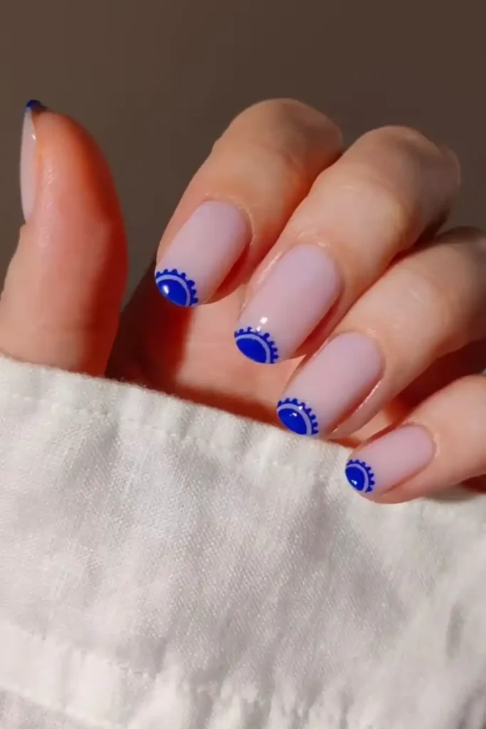 Minimal Blue Sun Accents