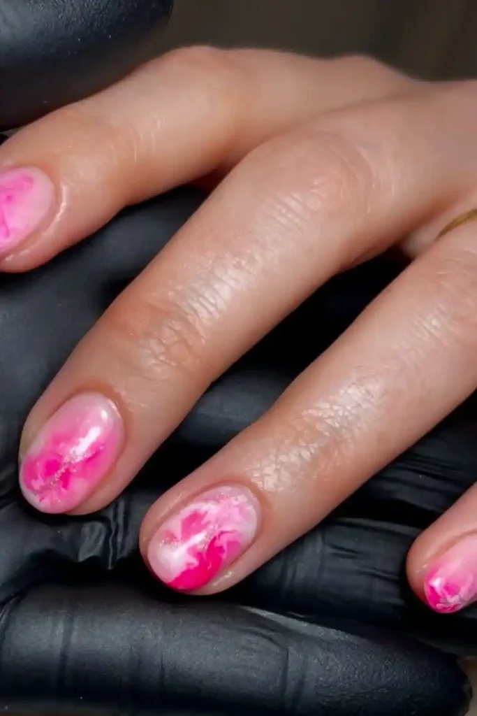 Minimal Pink Swirl Magic